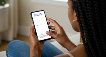 Realistic Google Pixel Mockup in Woman's Hand for Android App Demonstration, 4K with Editable Layers psd