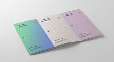 Hand Holding Paper Mockup with Nordic Minimalism and Brutalist Elements, 4K with Editable Layers psd
