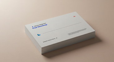 Business Card Mockup Image with Modern Minimalism and Art Direction, 4K with Editable Layers psd