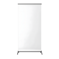 Empty Roll-Up Banner Display Ready for Customization png