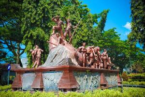 Historic Monument of the Struggle of the People of Malang Captured on 18th September 2021 photo