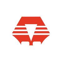 Symbol representing innovation and design showcasing modern minimalism in branding, sphinx vector