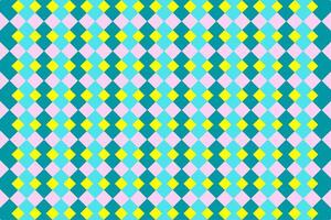 Colorful geometric pattern featuring a lively arrangement of diamonds on a bright background vector