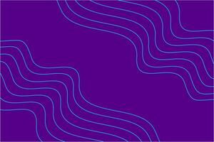 Abstract design with wavy lines on a purple background showcasing a modern artistic style and vibrant colors vector