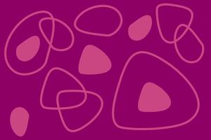 Colorful abstract design with various shapes on a deep purple background showcasing modern art style vector