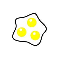 Creative illustration of yellow yolks on a white background emphasizes simplicity and playfulness in design vector
