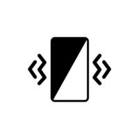 Smartphone vibrating to indicate a notification or alert during a busy day at work in a modern office environment vector