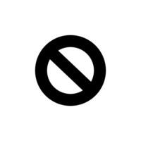 No entry sign displayed in a public area during daytime indicating restricted access to certain locations vector