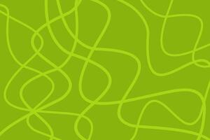 Complex green abstract design with intertwined lines creating an artistic pattern suitable for backgrounds vector