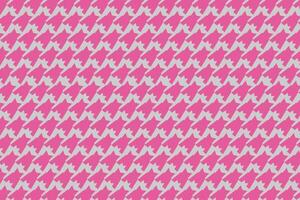 Colorful geometric pattern featuring alternating shapes on a pink background, ideal for artistic or design purposes vector