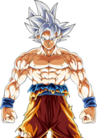 High quality image of Goku in Ultra Instinct png