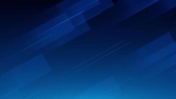 Dynamic motion abstract lines shapes diagonal. Blue gradient digital tech network data. Business corporate presentation backdrop. Modern simple innovation progress. video