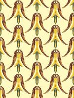 bananas in a pattern on a white background vector