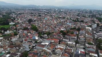 above view from densely populated video