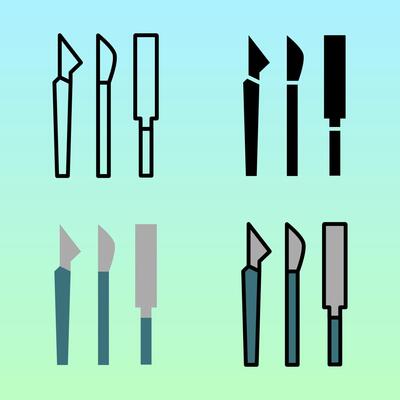 Surgical Scalpel Icons