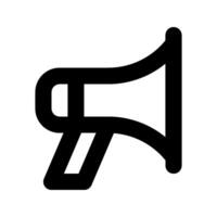 Megaphone icon Loudspeaker Symbol. for mobile concept and web design. illustration on white background vector