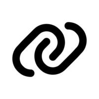 Link icon. Chain Symbol. for mobile concept and web design. illustration on white background vector