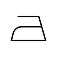 Ironing Allowed Icon vector