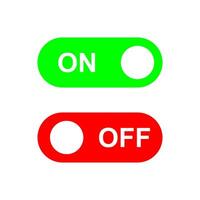 On Off Button Icon vector