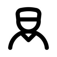 Profile icon . User sign. for mobile concept and web design. illustration on white background vector