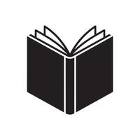 Open Book Icon A Symbol of Knowledge Learning and Education vector