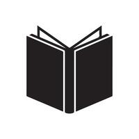 Open Book Icon A Symbol of Knowledge Learning vector
