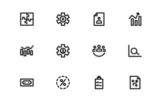 Professional ESOP Icon bundle package - Scalable and Versatile Graphics for Equity Plans and Corporate Presentations vector