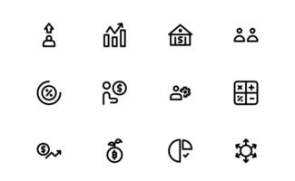 Professional ESOP Icon pack collection - Scalable and Versatile Graphics for Equity Plans and Corporate Presentations vector