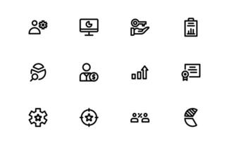 Professional ESOP Icon - Editable Scalable and Versatile Graphics for Equity Plans and Corporate Presentations vector