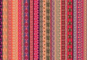 a colorful pattern with different colors and designs vector
