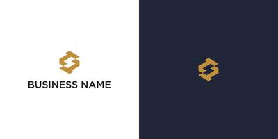 Abstract Business Logo with T and S Letters, Modern Branding Design, Company Name Placeholder vector