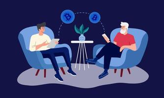 An Engaging and Informative Discussion on Key Insights Related to Cryptocurrency Trends and Markets vector