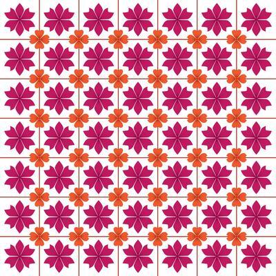 Beautiful Seamless Retro Floral Pattern with Cute Hand Drawn Flower Arrangements