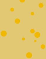 Abstract Composition of Scattered Yellow Circles on a Pale Yellow Background vector