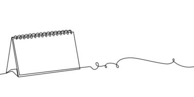 art calendar line continuous one agenda icon time illustration schedule sketch. outline art line calendar event calender lineart paper date appointment holiday business day diary month office vector