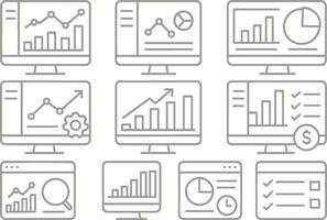 illustration showing diverse groups of people engaging in various social interactions in a simple line art style vector