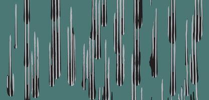Hand drawn brush lines abstract raining irregular stripes pattern, Japanese folk, wood carving, block print texture background, simple graphic for textile, carpet, decoration vector