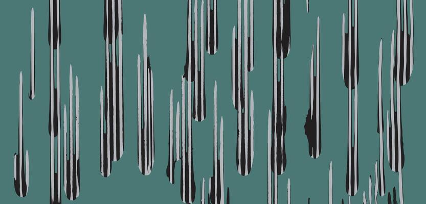 Hand drawn brush lines abstract raining irregular stripes pattern, Japanese folk, wood carving, block print texture background, simple graphic for textile, carpet, decoration