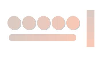 Abstract gradient background with Dusty Rose and Scallop Seashell color palette. Abstract illustration with gradient blur design. Blurred colored abstract background. Colorful gradient illustration vector