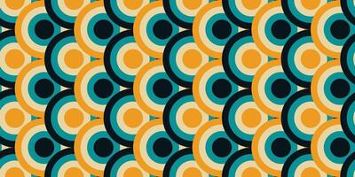 abstract circles pattern background, circle seamless pattern vector