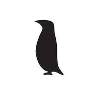 Hand drawn doodle sketch penguin isolated on background vector