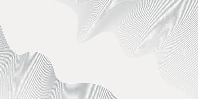 Abstract background with wavy blue lines on a white background. The blue lines create a flowing, textured pattern on the white surface. Minimal abstract gradient wavy line background vector