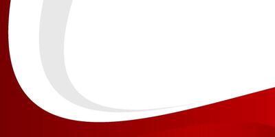 Red curve on a white background eps10 vector