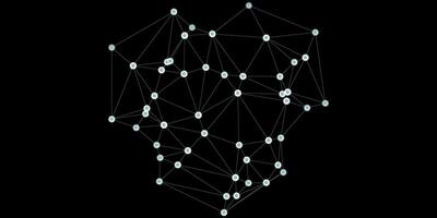 network line dot light abstract connection. modern concept vector