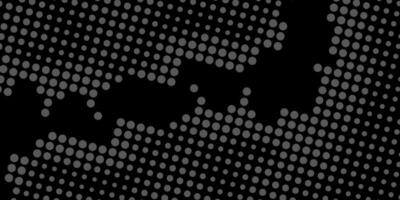 Dots halftone black color pattern gradient texture with technology digital background. Dots pop art comics vector