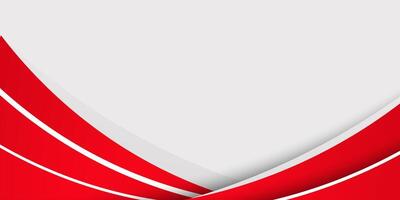 White and red abstract background . Modern concept with silver effect for use element cover, corporate banner, advertising, flyer, brochure, flyer, presentation vector