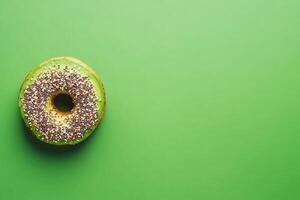 Top View Of Avocado Toast With Everything Bagel Seasoning On Vibrant Background With Copy Space, Cuisine Photography photo