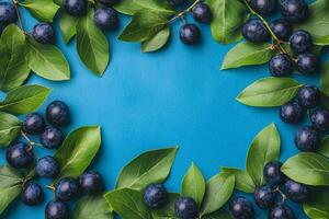 Top view Prunus armeniaca on a vibrant background, plant setting photo