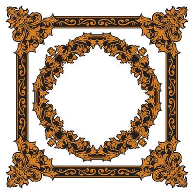 Gold Infinity Loop Frame For Eternal-Themed Invitations
