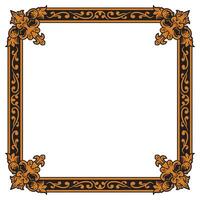 Gold Vertical Accent Frame For Label And Tags vector